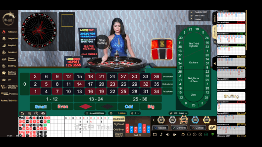 Allbet live roulette